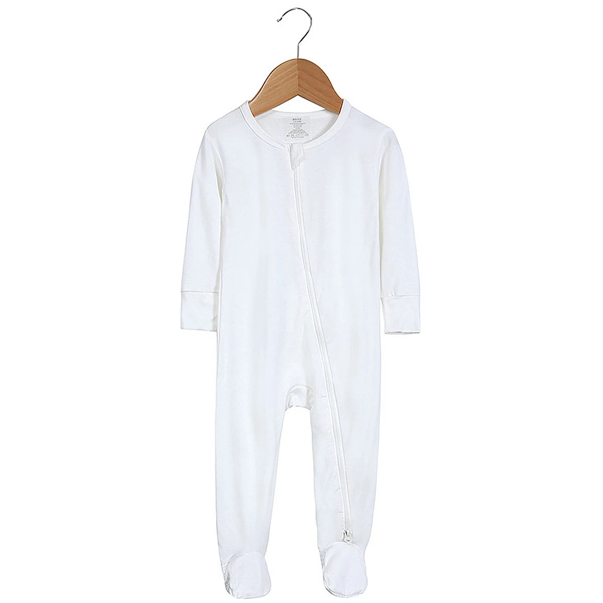 Bamboo Baby Pajama Newborn Boys Girls Zipper Jumpsuit Toddler Solid 3 to 6 12 18 Months  Footed Pijamas Birthday Gift Pyjamas