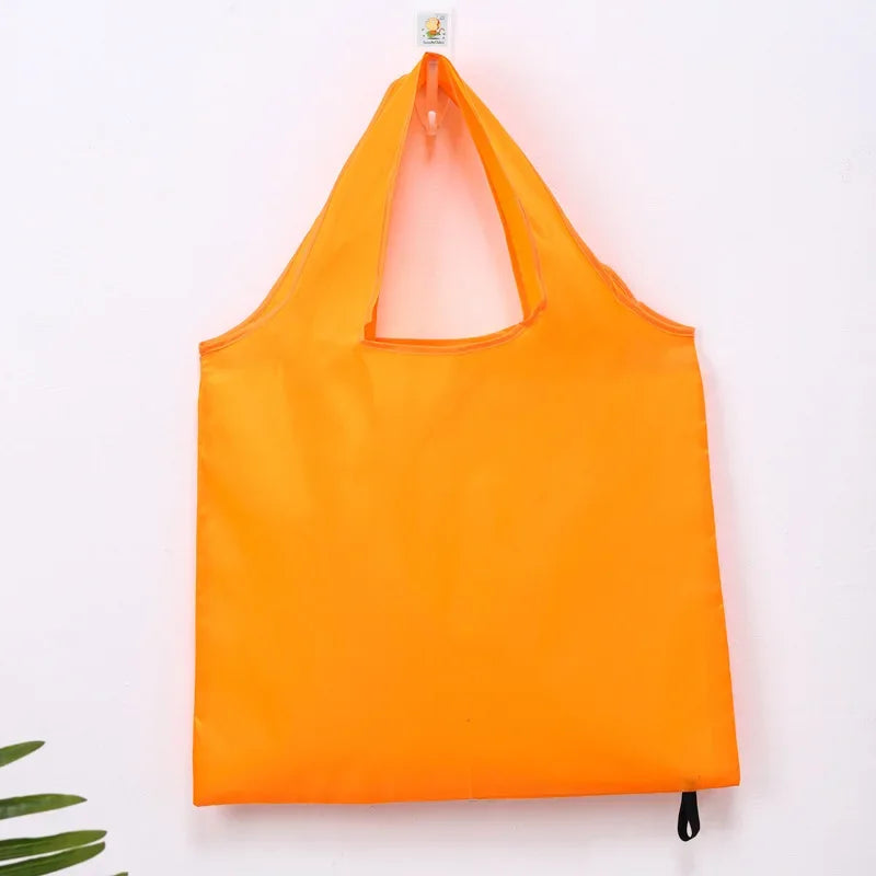 Reusable Foldable Shopping Bag Totes Eco Friendly Shopper Portable Large Capacity Shoulder Handbags Grocery Bags Folding