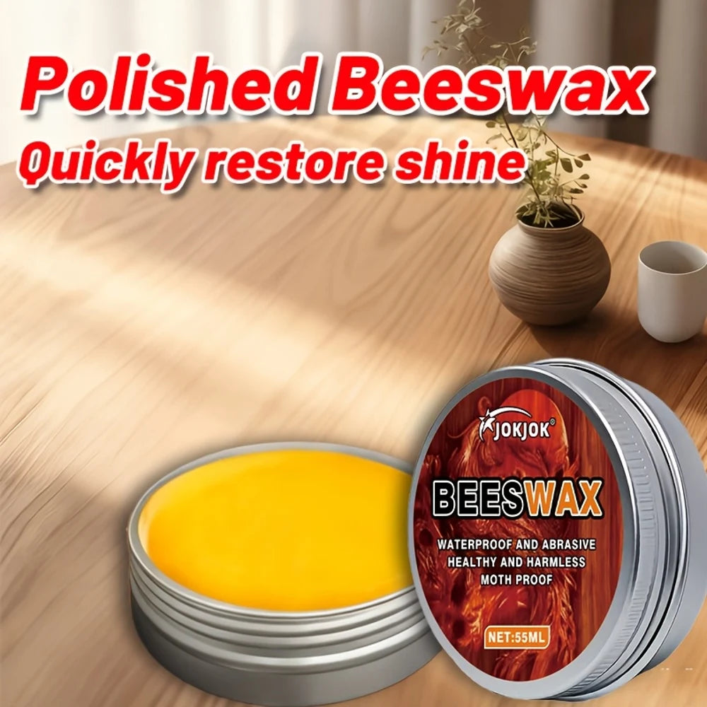 Premium Beeswax Wood Polish - Furniture & Floor Polish Ideal for polishing rosewood furniture and floors, this natural beeswax f