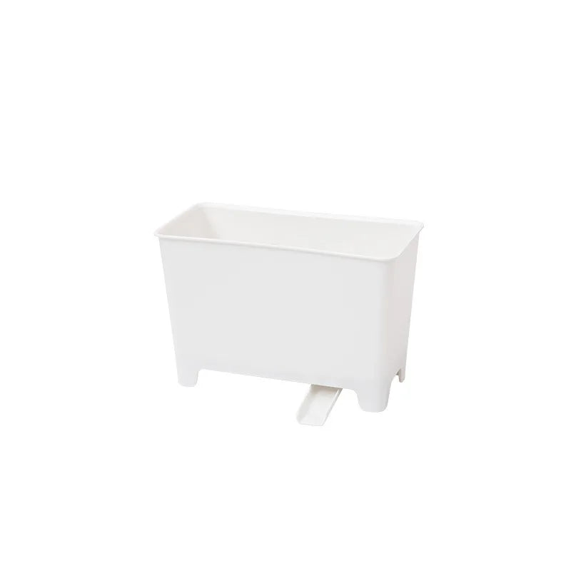 Kitchen Waste Bin with Filter for Food Residue and Soup, Sink-side Recycling Bin