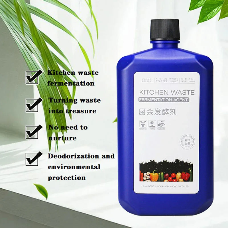EM Bacteria Compost Starter for Kitchen Waste Homemade Flower Fertilizer Organic Fertilizer Vegetable Leaf Peel Rotten Agent