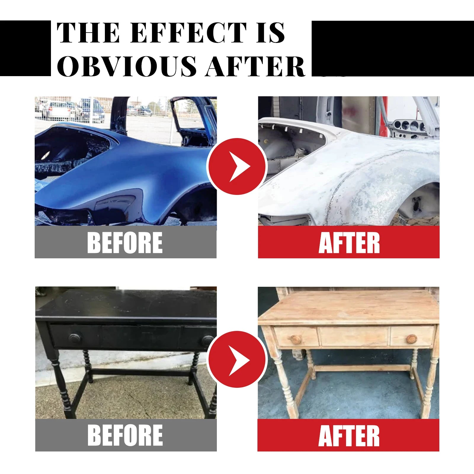 Eco-Friendly Paint Remover:Removes Stubborn Paint Layers,Rapid Paint Stripping,Non-Corrosive,Suitable for Metal&Plastic Surfaces
