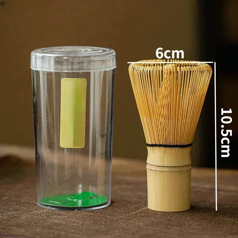 Premium Bamboo Matcha Whisk–Matcha preparation-Making Smooth and Frothy texture – Perfect for Daily Use, Travel, and Gift Giving