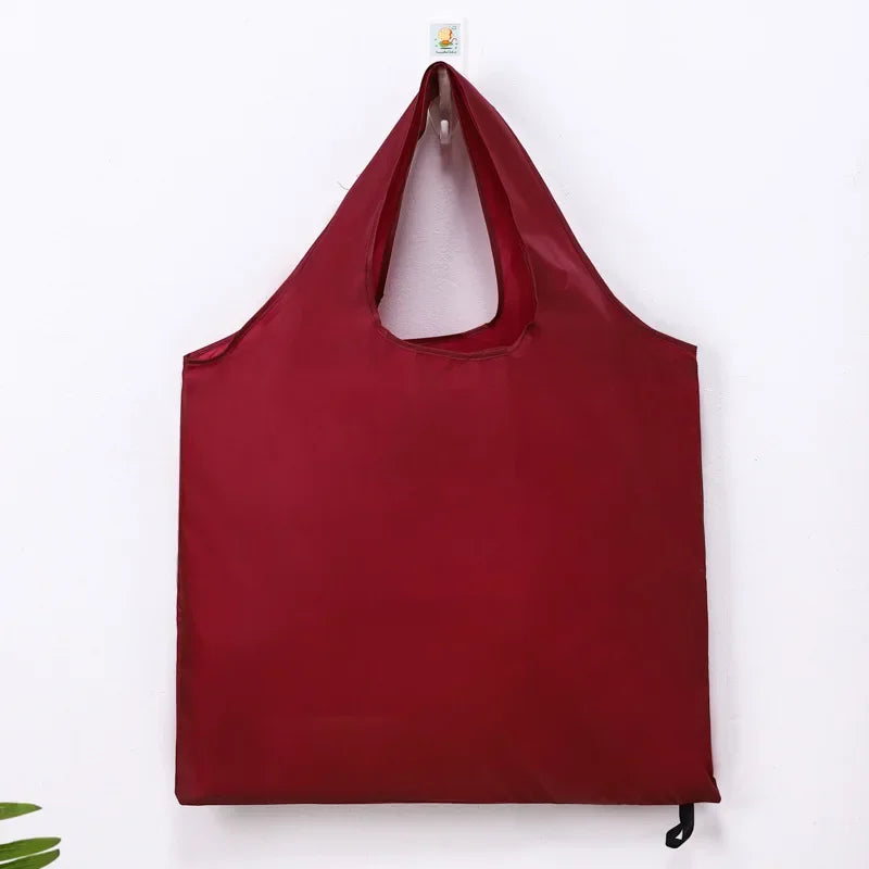 Reusable Foldable Shopping Bag Totes Eco Friendly Shopper Portable Large Capacity Shoulder Handbags Grocery Bags Folding