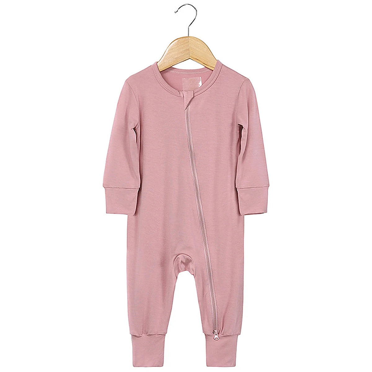 Bamboo Baby Pajama Newborn Boys Girls Zipper Jumpsuit Toddler Solid 3 to 6 12 18 Months  Footed Pijamas Birthday Gift Pyjamas