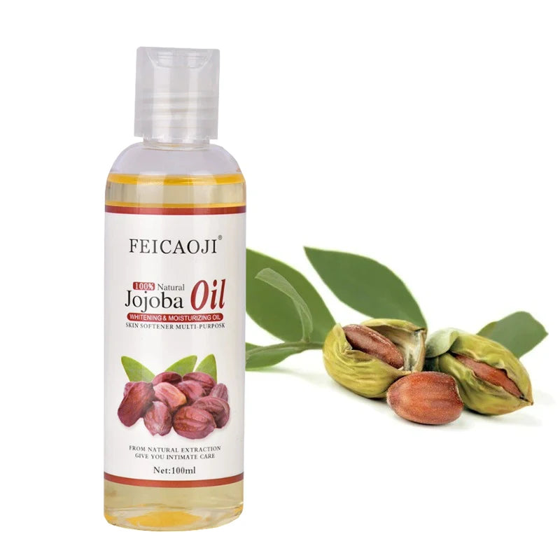 Natural Organic Jojoba Oil Anti Aging Firming Skin Face  Moisturizing Relaxing Massage Oil Hair Repair Skin Care Body Oil