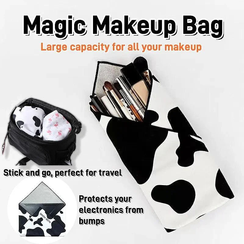 Reusable Folding Trendy Eco Makeup Bag Portable Cosmetic & Camera Organizer Storage Multi-Functional Home DIY Storage Bag