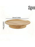 Eco-Friendly Bamboo Charcuterie Board Set with Round Appetizer Plates and Wine Glass Coasters Perfect for Parties Restaurants