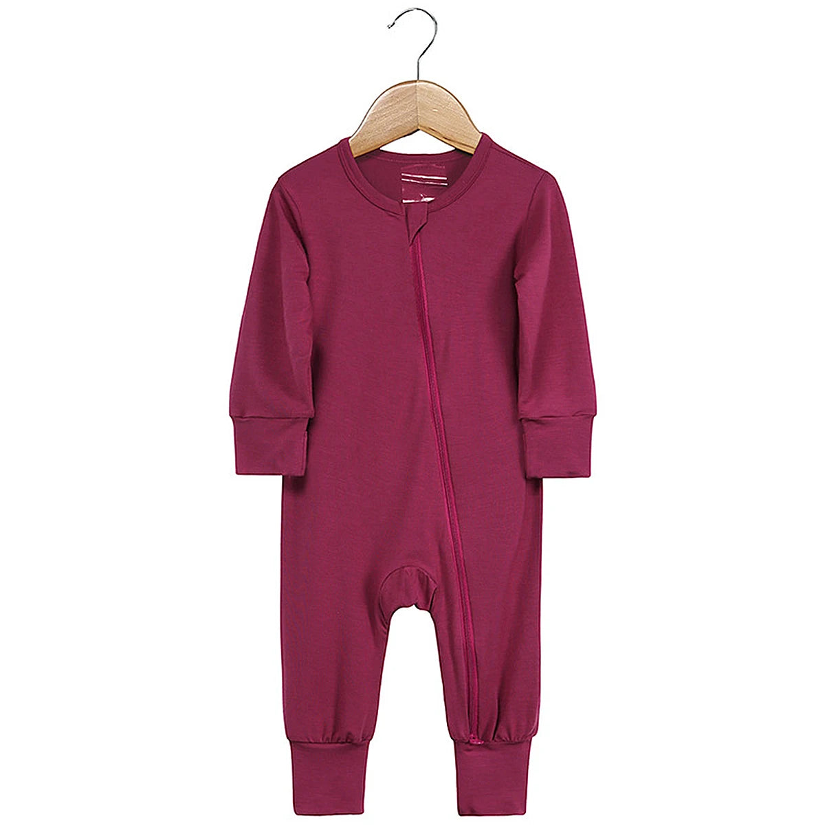 Bamboo Baby Pajama Newborn Boys Girls Zipper Jumpsuit Toddler Solid 3 to 6 12 18 Months  Footed Pijamas Birthday Gift Pyjamas