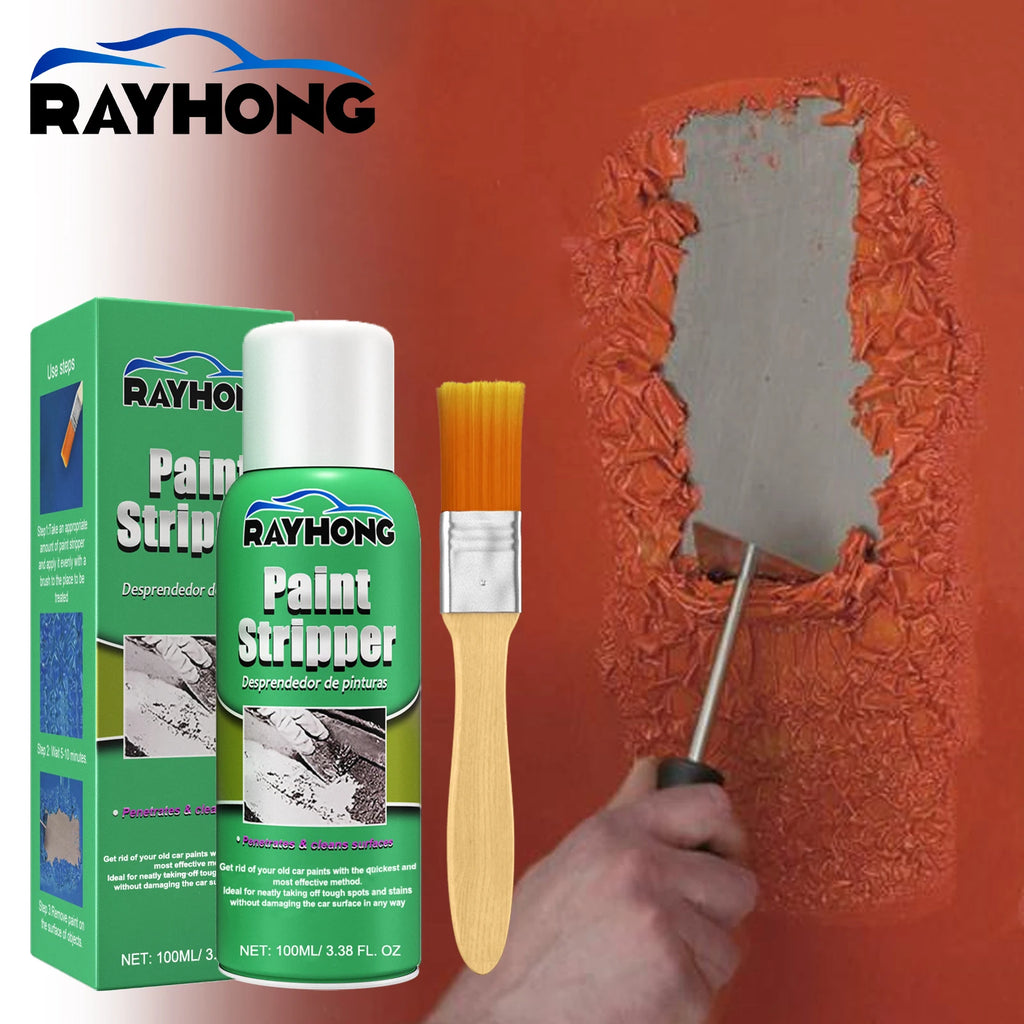 Eco-Friendly Paint Remover:Removes Stubborn Paint Layers,Rapid Paint Stripping,Non-Corrosive,Suitable for Metal&Plastic Surfaces