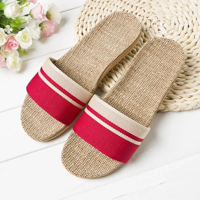 Lightweight Hemp Casual Slippers Women