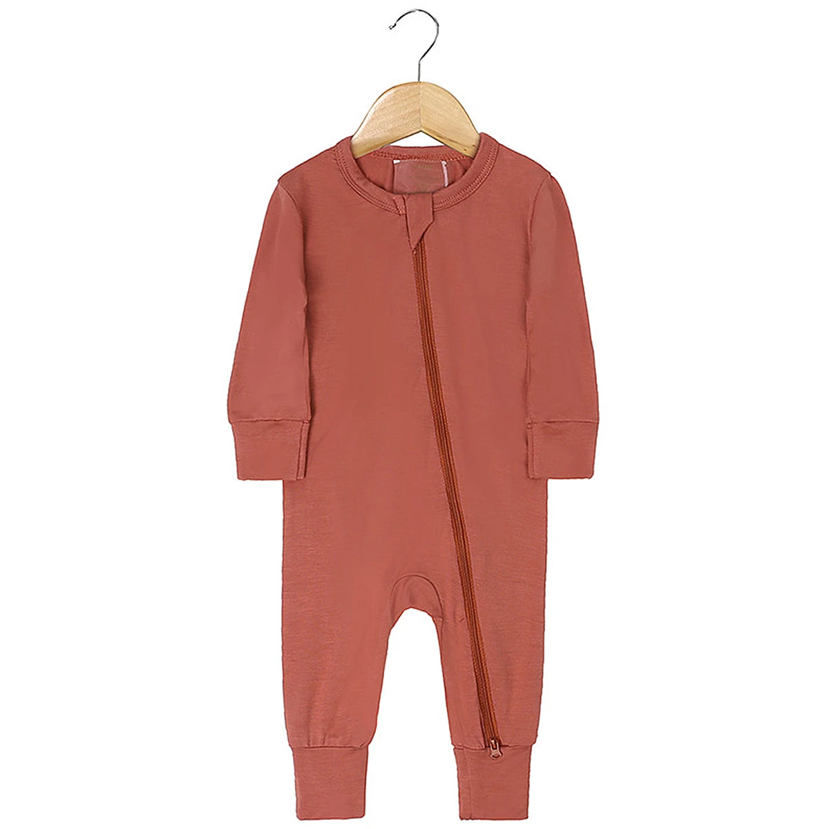 Bamboo Baby Pajama Newborn Boys Girls Zipper Jumpsuit Toddler Solid 3 to 6 12 18 Months  Footed Pijamas Birthday Gift Pyjamas