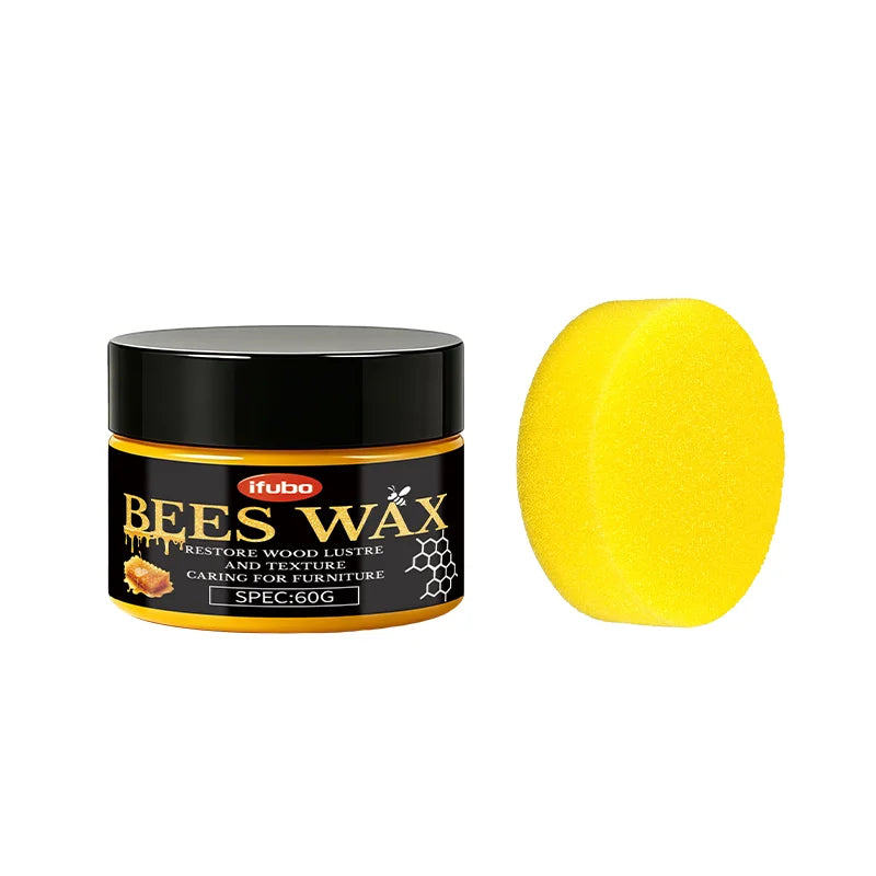 IFUBO 60g Wood Care Beeswax for Car & Home Multi-purpose Interior Trim Polishing Restorer Furniture & Auto Renovation Wax