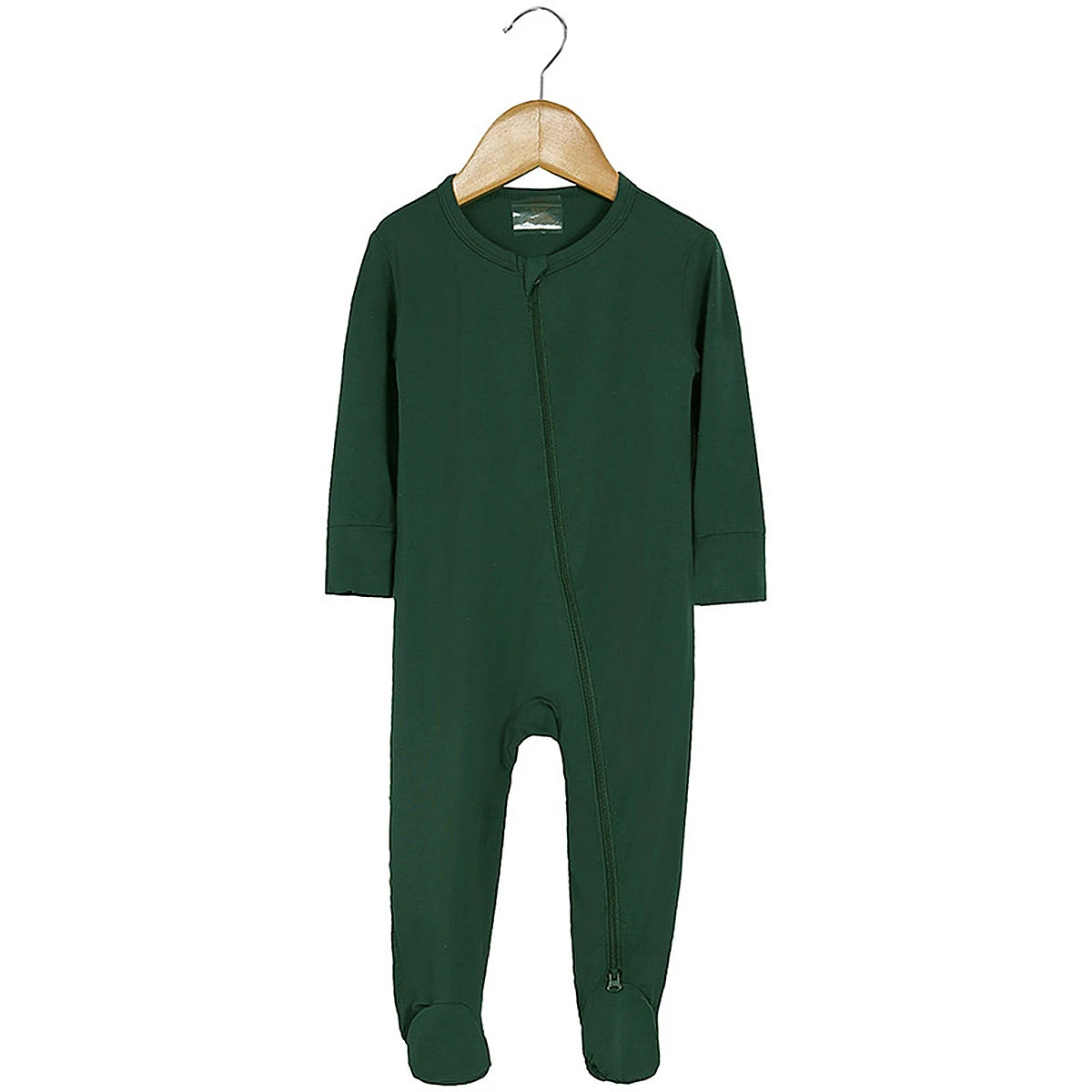 Bamboo Baby Pajama Newborn Boys Girls Zipper Jumpsuit Toddler Solid 3 to 6 12 18 Months  Footed Pijamas Birthday Gift Pyjamas