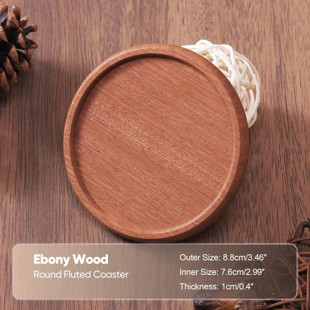 Bamboo Base Coaster Set