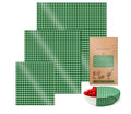 Beeswax Food Wraps Roll Reusable Beeswax Eco-Friendly Sustainable Food Storage Wrap for Sandwich Cheese Fruit Bread Snacks