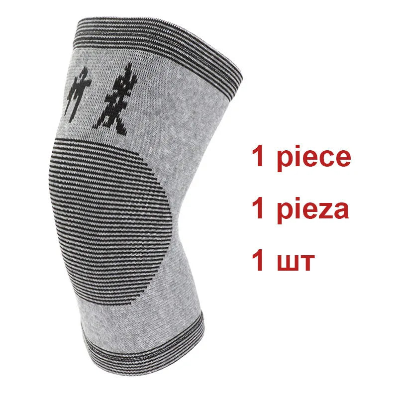 Bamboo Charcoal Knee Warmers for Men & Women - Breathable Thin-Knit Thermal Sleeves with Anti-Slip Grip, Joint Support Comfort