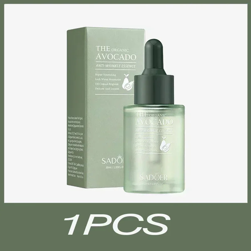 Avocado Face Essence Organic Shea Butter Moisturizing Anti-Aging Repairing Nourish Smooth Facial Serum Skin Care