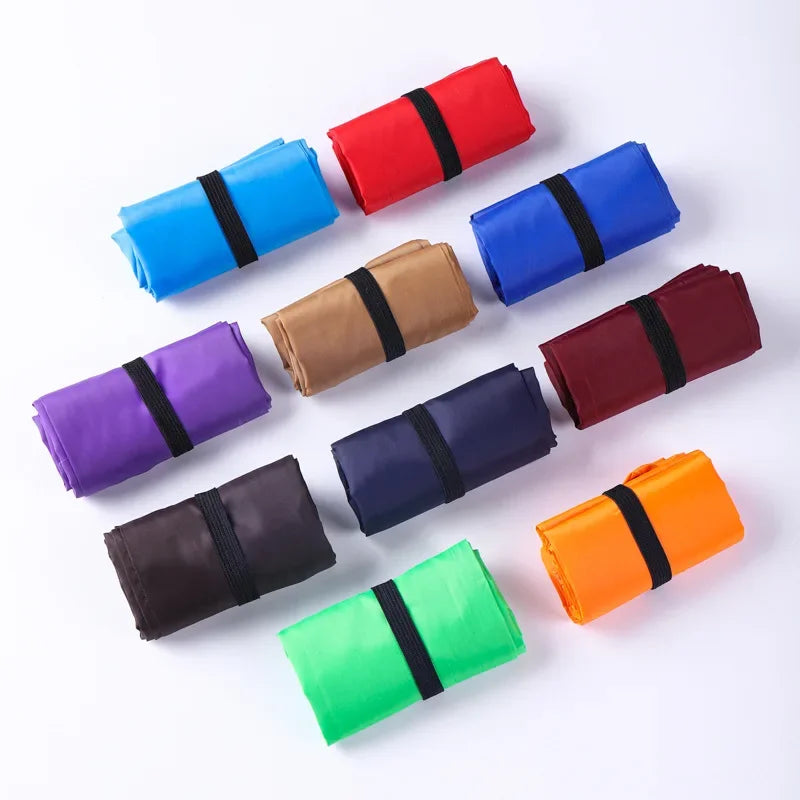 Reusable Foldable Shopping Bag Totes Eco Friendly Shopper Portable Large Capacity Shoulder Handbags Grocery Bags Folding