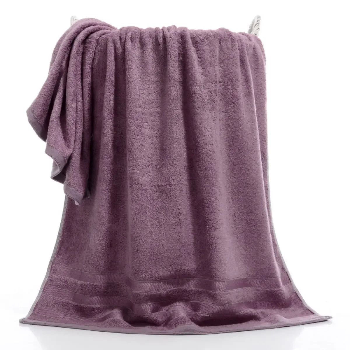 1 Pcs Luxury Bamboo Cotton Towel – Natural, Sustainable, Hypoallergenic, Highly Absorbent, Ultra-Soft
