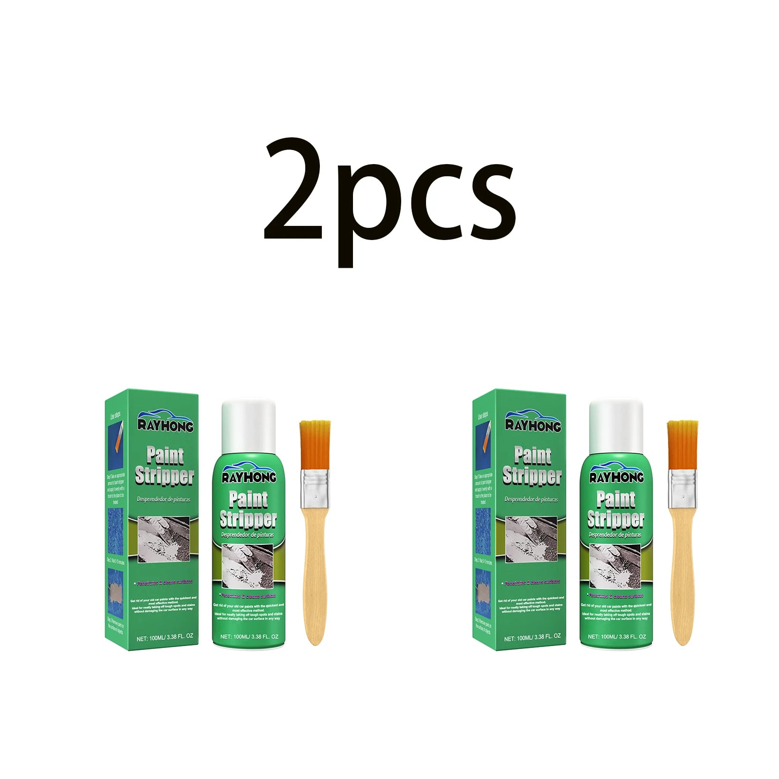 Eco-Friendly Paint Remover:Removes Stubborn Paint Layers,Rapid Paint Stripping,Non-Corrosive,Suitable for Metal&Plastic Surfaces