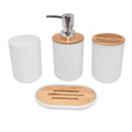 Fashionable Bathroom Bamboo and Wood Kit