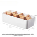 Sustainable Modular Wooden Organizer Box - Foldable Bamboo Basket for Home Storage, Bathroom Towels & Kitchen Essentials