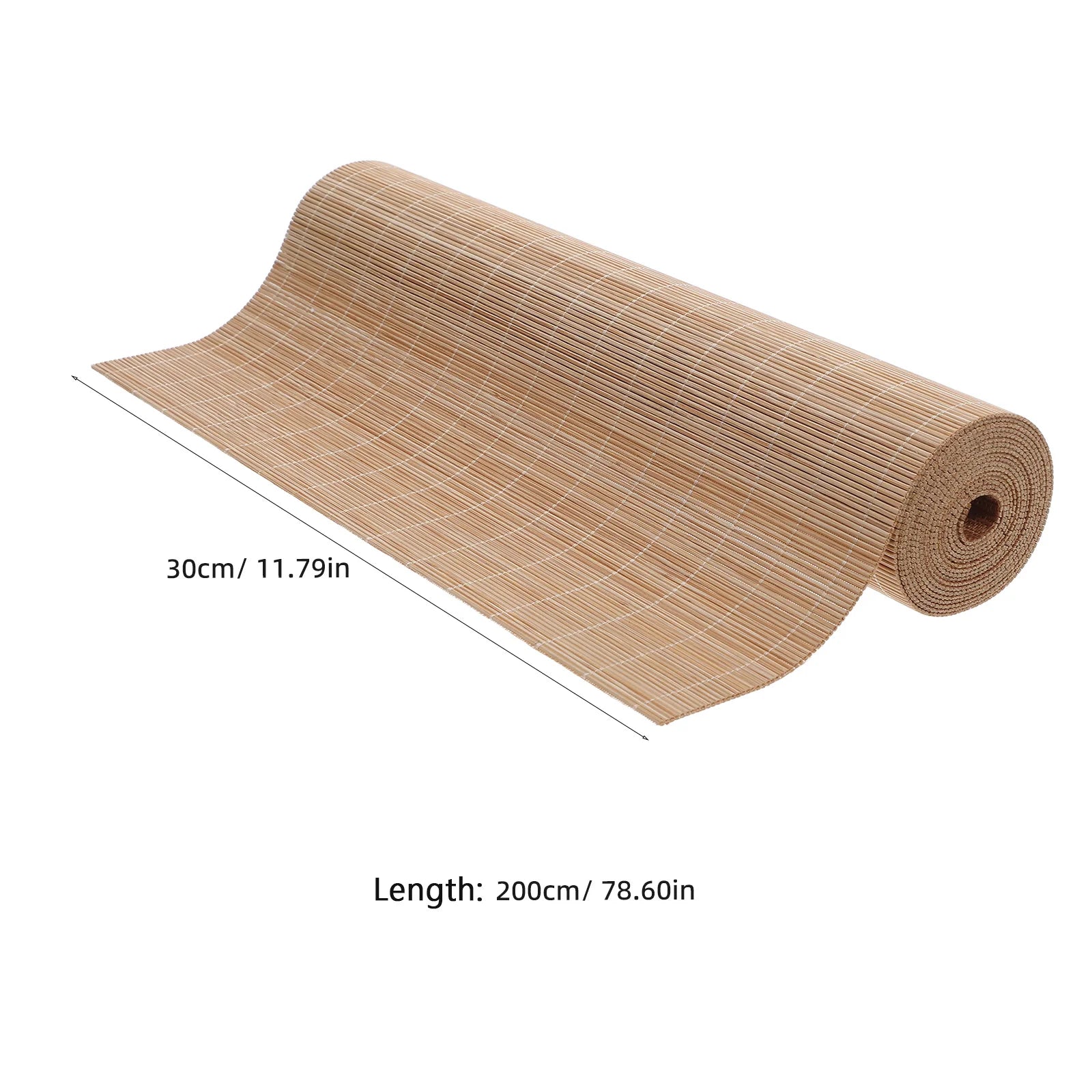 Bamboo Table Mat Cuttable Heat Resistant Placemats For Dining Table Tea Party Picnic Indoor Outdoor Use