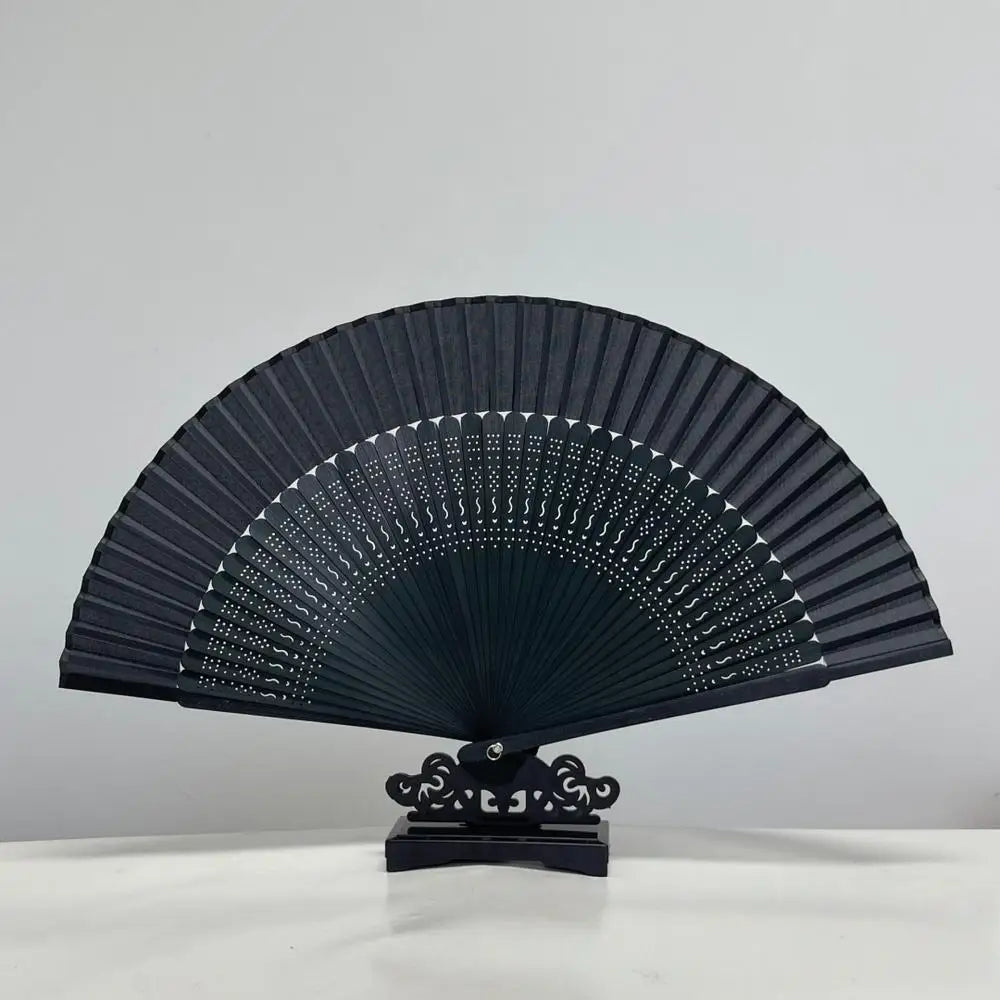 New Bamboo Folding Fan Chinese StyleFan Classical Carving Craft Fans Portable Summer Female Dance Hand Held Fan Gift Home Decor