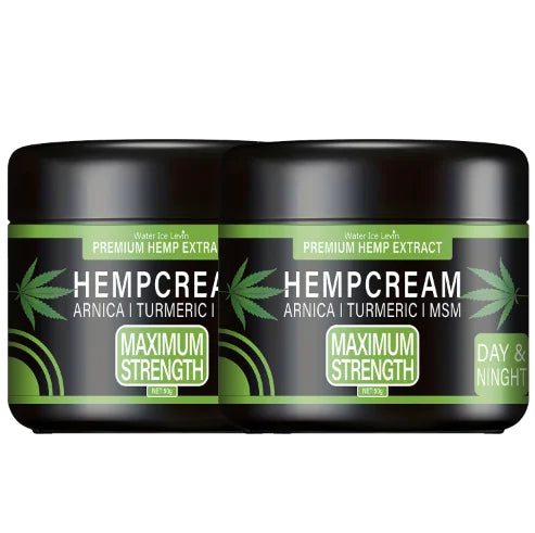 Premium Hemp Extract Cream with Arnica, Turmeric & MSM for Soothing Skin Relief, Nourishing & Moisturizing.