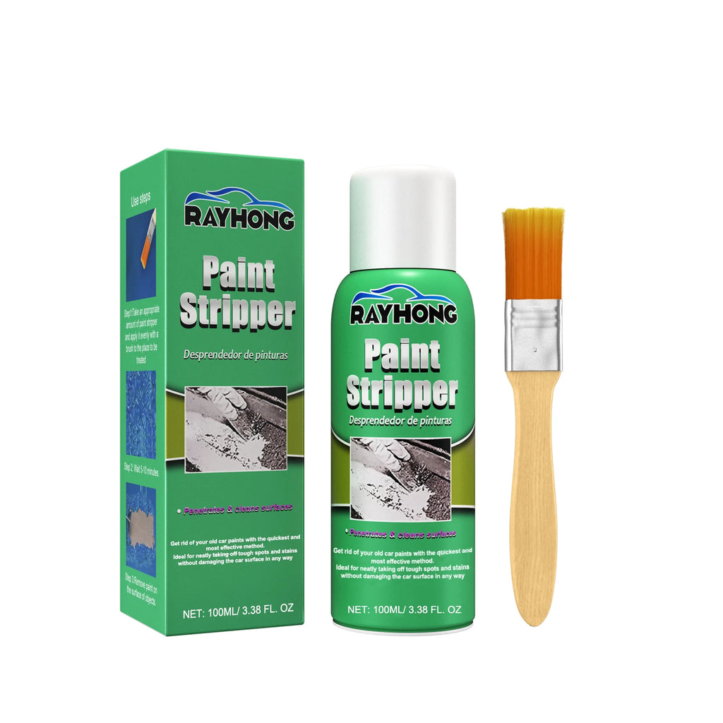 Eco-Friendly Paint Remover:Removes Stubborn Paint Layers,Rapid Paint Stripping,Non-Corrosive,Suitable for Metal&Plastic Surfaces