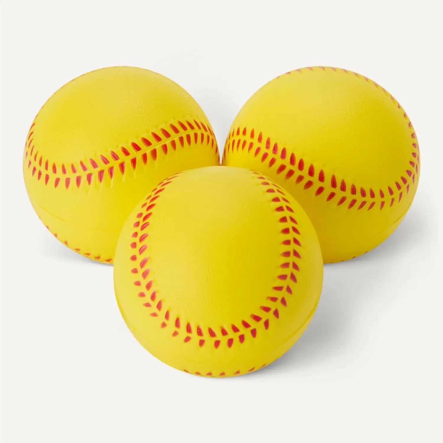 Eco-Friendly PU Foam Training Baseballs Softballs For Students 2.83 Inch 12 Pack Indoor Practice Safe Play