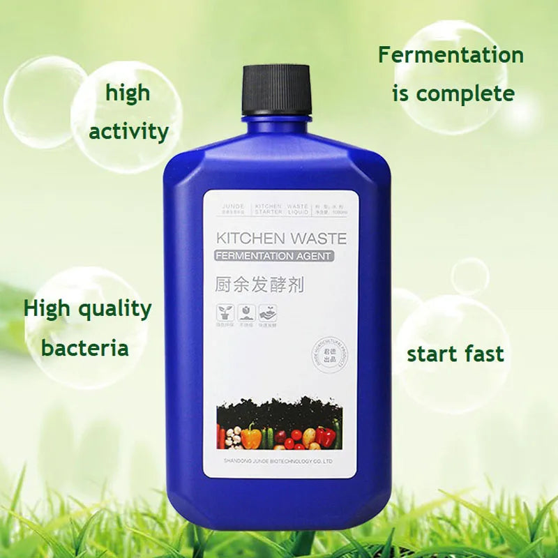 EM Bacteria Compost Starter for Kitchen Waste Homemade Flower Fertilizer Organic Fertilizer Vegetable Leaf Peel Rotten Agent