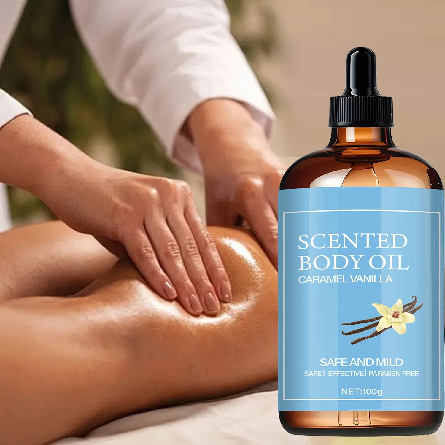 Fragrant Body Oil, Deeply Nourishing with Coconut Oil, Ascorbic Acid Strengthens the Skin Barrier, and the Formula Is Made with Pure Plant Ingredients, Specifically Designed to Improve Dryness and Peeling