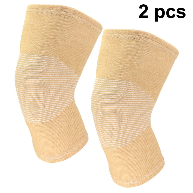 Bamboo Charcoal Knee Warmers for Men & Women - Breathable Thin-Knit Thermal Sleeves with Anti-Slip Grip, Joint Support Comfort