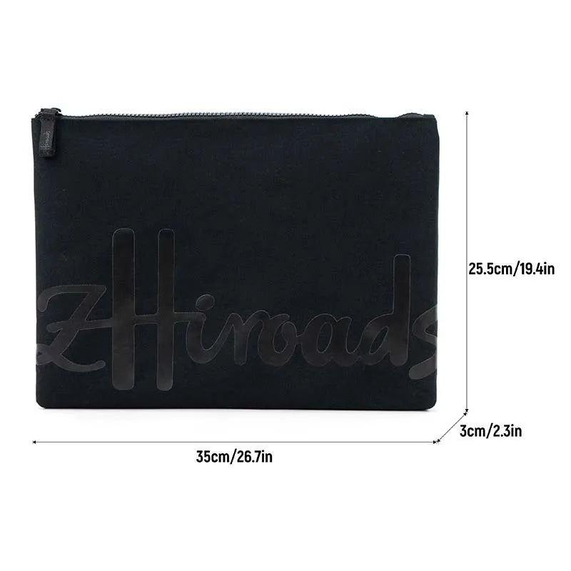 Eco Friendly Cotton Laptop Sleeve Bag Recyclable Material Durable Protective Bag Stylish Office Travel Accessory