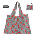 Reusable Shopping Bags Foldable Large Size Women Shopping Bags Totes Heavy Duty Washable Cloth Grocery Bags Eco-Friendly Bags
