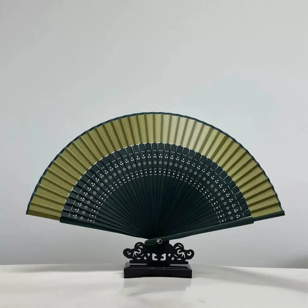 New Bamboo Folding Fan Chinese StyleFan Classical Carving Craft Fans Portable Summer Female Dance Hand Held Fan Gift Home Decor