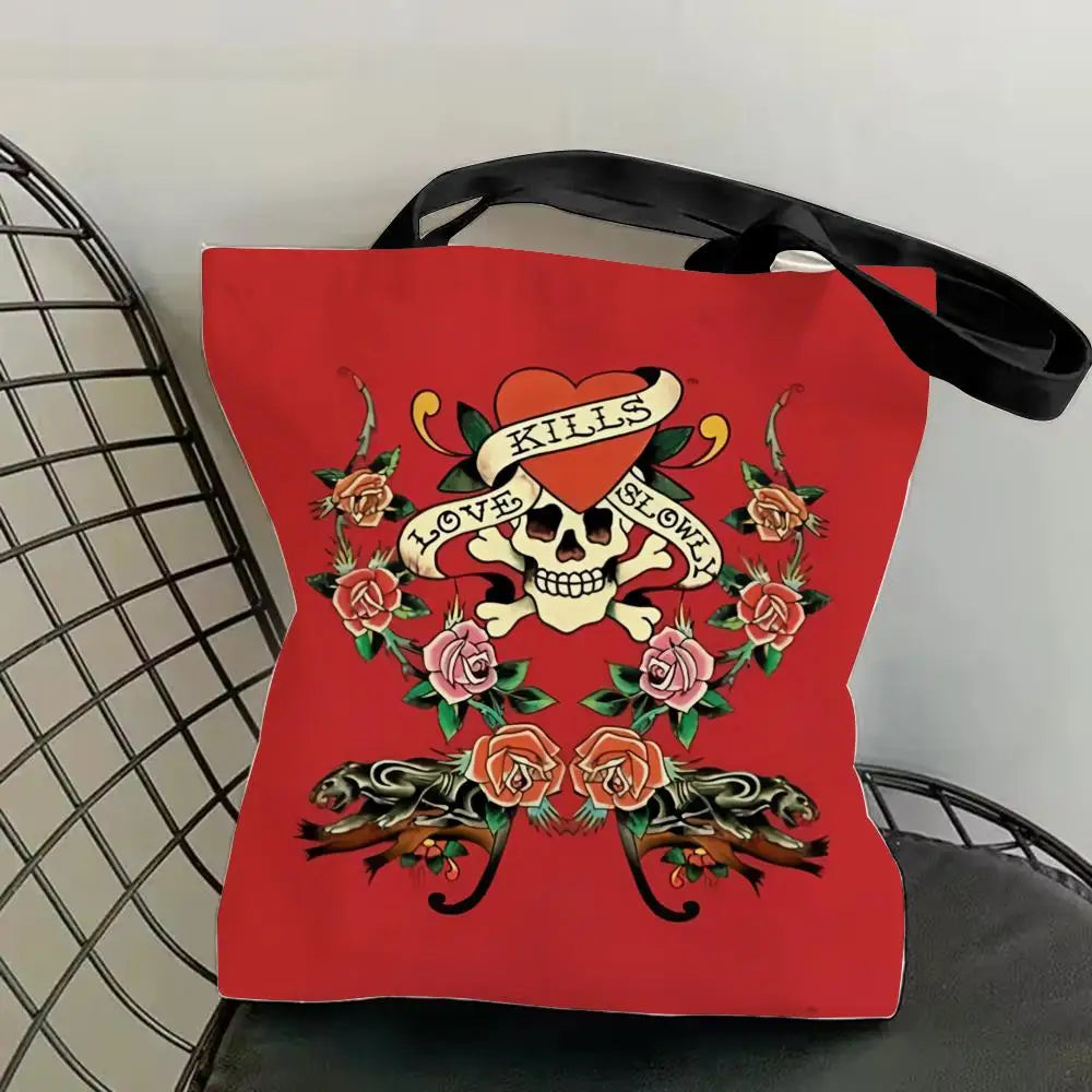 Ed Hardy Shoulder Tote
