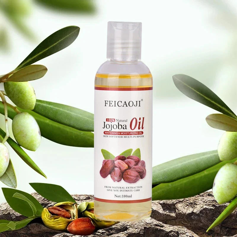 Natural Organic Jojoba Oil Anti Aging Firming Skin Face  Moisturizing Relaxing Massage Oil Hair Repair Skin Care Body Oil