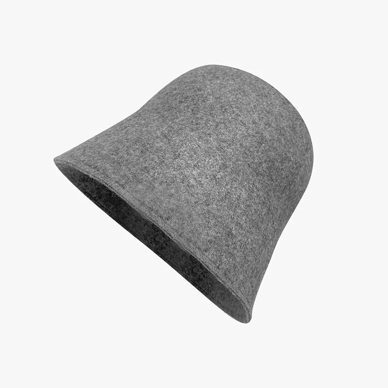 Seamless 100% Australian Wool Colored Cooling Sauna Hat Elegant Sustainable Shower Cap Green for Men and Women