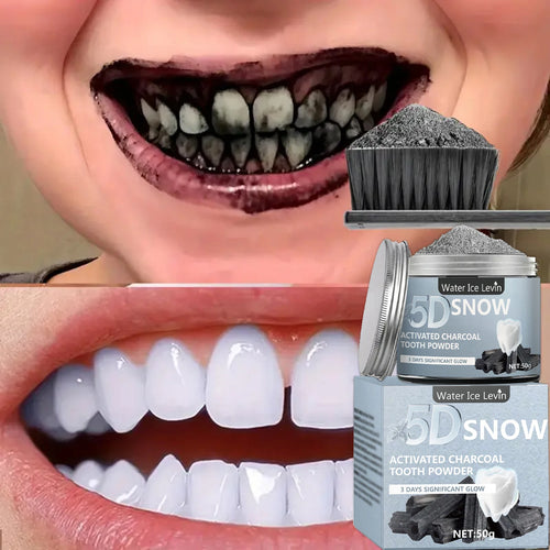Jar of bamboo charcoal tooth powder