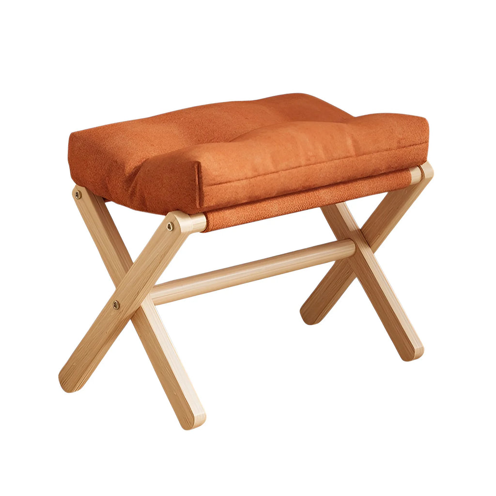Solid Wood Footstool