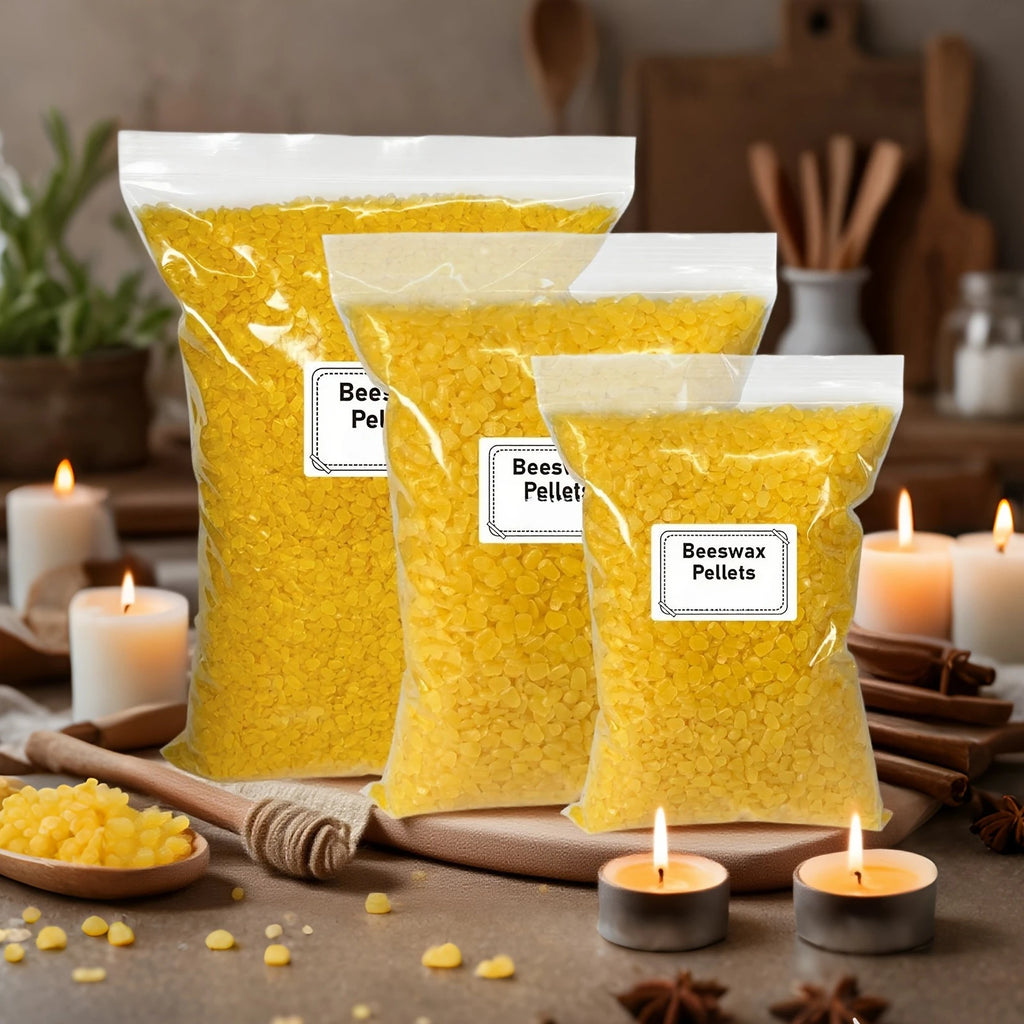 1000g/500g/200g beeswax for handmade candle making, DIY craft wax molding material, wax mold material, festive candle making