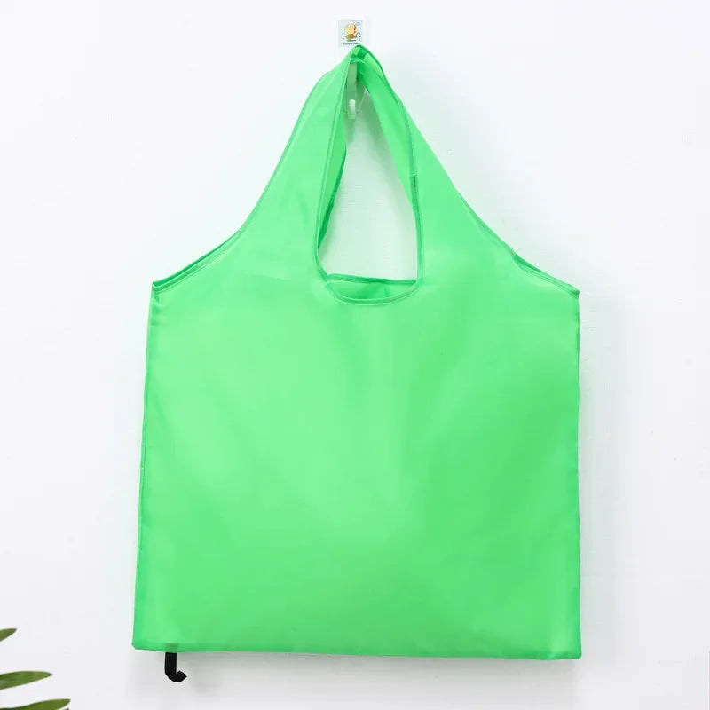 Reusable Foldable Shopping Bag Totes Eco Friendly Shopper Portable Large Capacity Shoulder Handbags Grocery Bags Folding