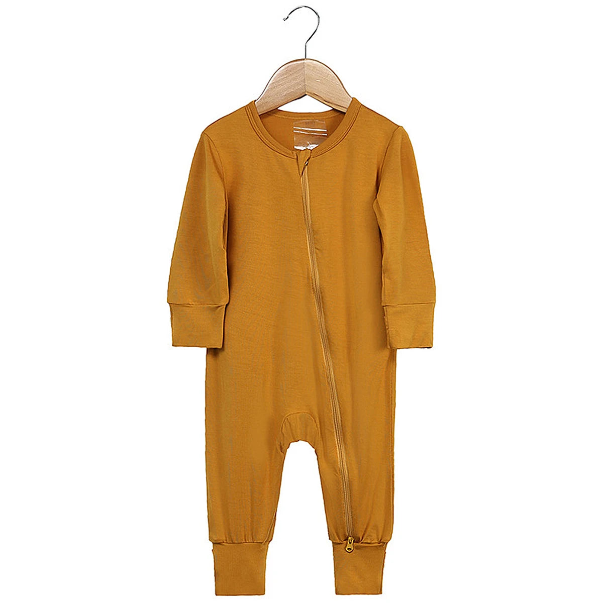 Bamboo Baby Pajama Newborn Boys Girls Zipper Jumpsuit Toddler Solid 3 to 6 12 18 Months  Footed Pijamas Birthday Gift Pyjamas